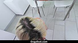 Stepdaughter Embraces Submission To Stepdaddy