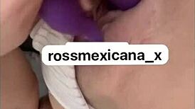 Rossmexicana Enjoys Dildo Deeply! Latina Beauty Moans Loudly. Hot Mexican Pleasure Never Stops!