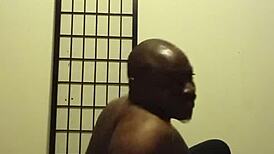 Performing spider crab exercises before cum on ass roleplay session