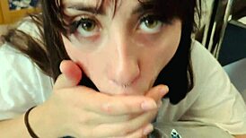 Best Deepthroat Continued with Cum Eating