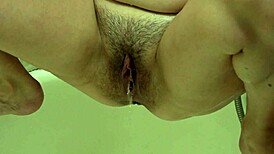 i pee in pink panties with my hairy pussy milf fetish