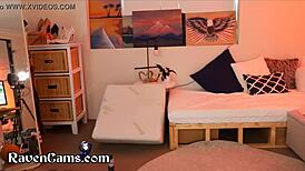 thicc teen 18+ ass riding dildo for strangers. She squirts while masturbating with toys.