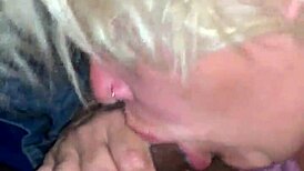 she eagerly sucks the big black cock in this intense bbc blowjob scene