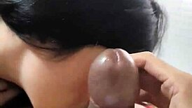 Mamada Amateur Con La Vecina in Brunette Blowjob and Face Fucking