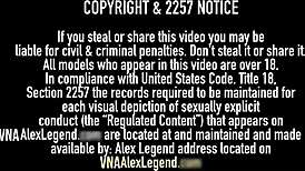 Horny blonde bunny madison gets a titty cumshot after banging