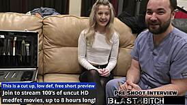 Stacy Shepard's Pussy Gets Blasted With Cum After Blowjob. Nurse POV Version.