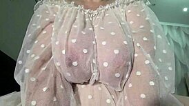 Gorgeous big boobs close-up milf saggy tits?