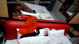 Brunette BBW Gostosa takes big black cock anally