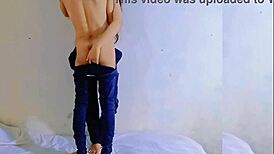 indian virgin gets fucked by boyfriend for first time after kissing