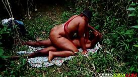 Blind Girl Gets Hardcore Fucking On Big Ass In Bush By Stranger