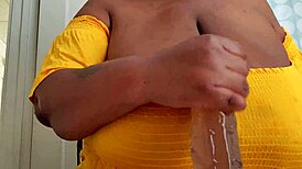 hand job happiness v3 with big black cock