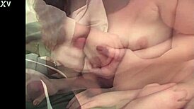 Brunette Taylor BBW Milf in Pigtails Handjobs Boyfriend