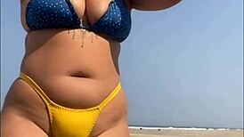 Redhead Married Woman Teases Virgin Friend at Beach Then Goes Home with Stranger