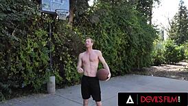 devils film - busty tattooed babe anna bell peaks squirts all over while riding a big cock