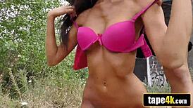 Does your girlfriend turn slut for cash while you watch?