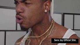 Love riding that huge cock, Sara Jay? Mazee God bounces great!