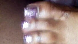 toes teasing that hard dick relentlessly