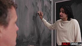 Petite Blonde Student Haley Spades Fucks Whole Classroom During Gangbang!