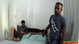 brunette bbw milf discovers shy nerd nephew has huge cock and fucks well