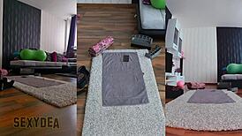 Experience A New Level Of Intimacy In Naked Workout With Triple Cam View!