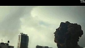 Sexy latina with bubble butt gets all the big black cock in interracial threesome.