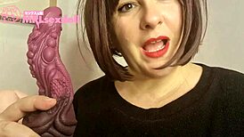 Unboxing mrlsexdoll futa lucy gives italian milf wet orgasm