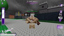 Enjoying Playtime with Two Girls on Roblox