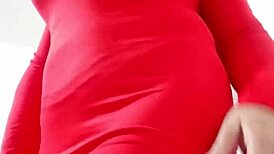 Latina Stepmom With Giant Cameltoe Masturbates For Stepson