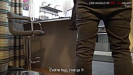 Melany Boldly Fucks The Repairman During Telework In Paris