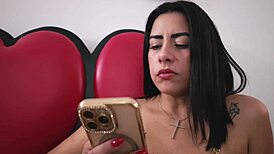 venezuelan milf kylei eliish seduces room service in hotel for crazy riding session