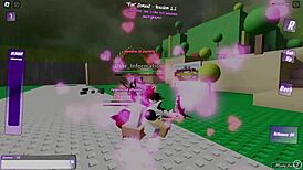 Enjoying Playtime with Two Girls on Roblox