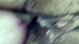 He cums on my face, then I put the semen in my vagina to get pregnant in this homemade pov creampie with curvy latina amateur.