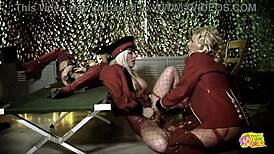 Hot Girls Retro Uniforms Intense Sex