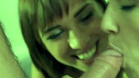 Tina and Macy get fucked in pussy and anal by a guy