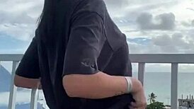 Exhibitionist Wife Showing Pussy Outdoor