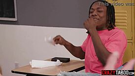 Petite Blonde Student Haley Spades Fucks Whole Classroom During Gangbang!