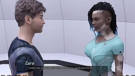 Stranded in space 76, give me that hot blowjob, vitiligo girl!