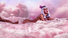 Why is Katy Perry naked and barefoot in this celebrity video, showing off her sexy feet?