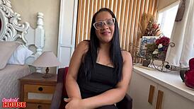 Raquel Brunette Turns Slutty Giving Ass To Lover