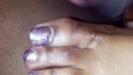 toes teasing that hard dick relentlessly