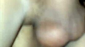 Hey, this submissive Latina got double penetrated after the party at home