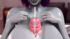 Vaako3D's Soria Tit Rubs POV BJ