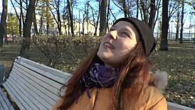 Stripping Off Jeans After Sweaty Walk!