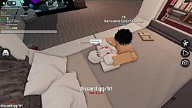 I got fucked and creampied by a horny guy in roblox game