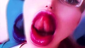 Dollification Sissification Huge Pink Lips Transformation Fetish