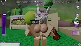 Enjoying Playtime with Two Girls on Roblox