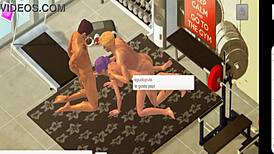 Yareel and Agustita in 3D Porn Trio