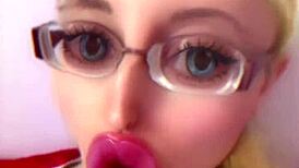 Dollification Sissification Huge Pink Lips Transformation Fetish