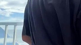 Exhibitionist Wife Showing Pussy Outdoor