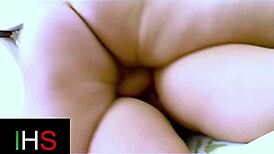 i'm watching this beautiful curvy girl get her ass fucked hard and deep, feeling every thrust in her tight pussy